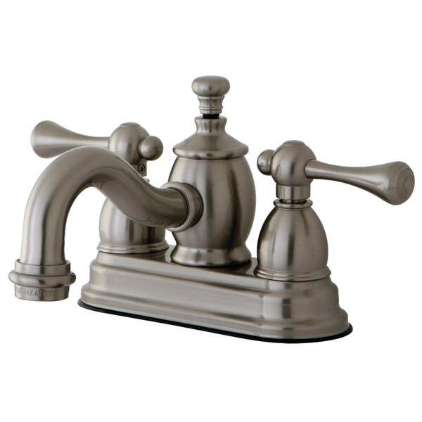 KS7108BL 4" Centerset Bathroom Faucet, Brushed Nickel